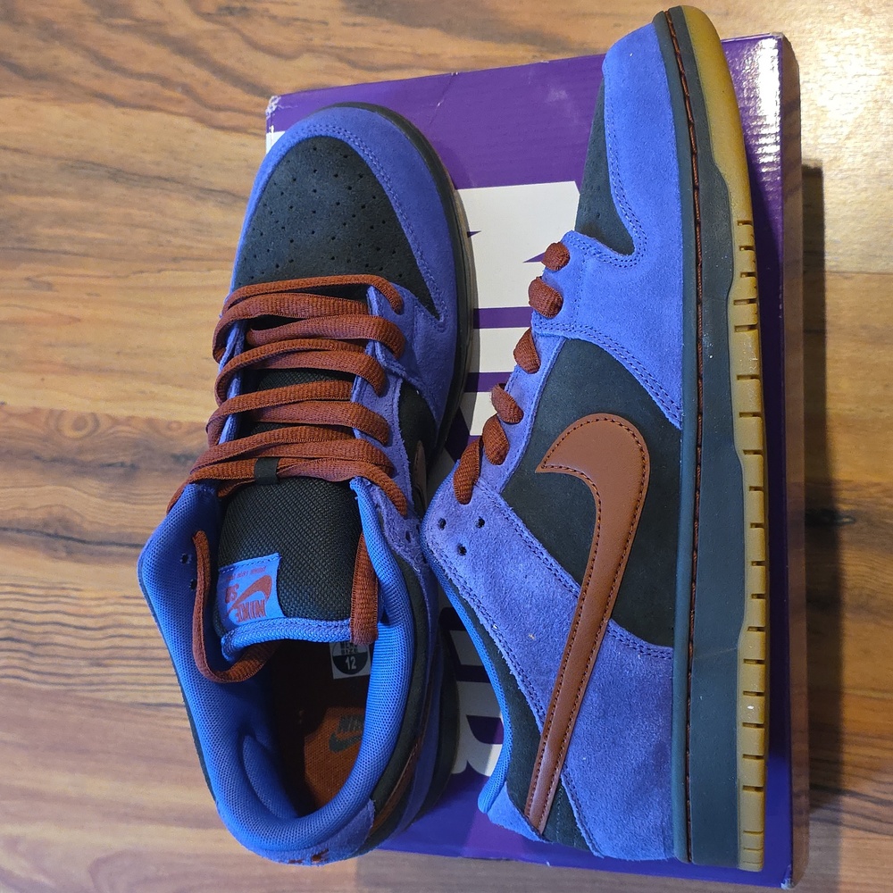 NEW Nike SB Dunk Low Retro Persian Violet Cinnamon
